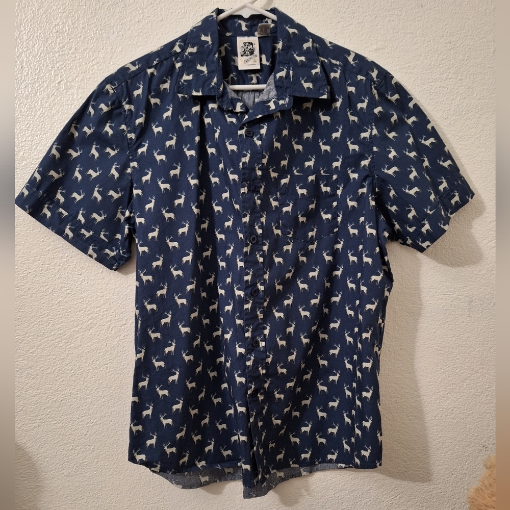 Mens Button Down Shirt, Large